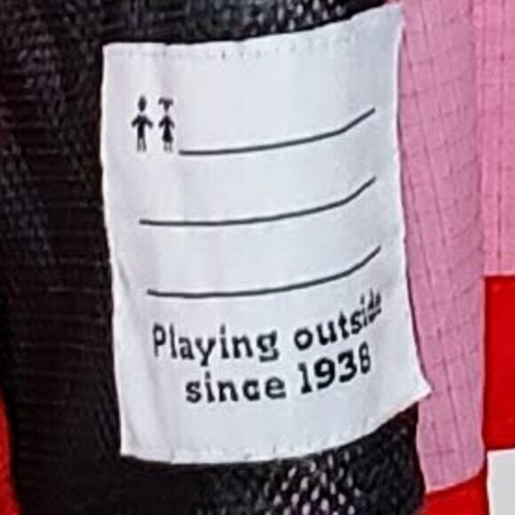 Columbia Red Ripstop Windbreaker Hoodie Jacket Youth Zip Up Outdoor Play Sport L - Picture 4 of 6